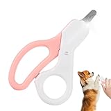 Krallenschere für Katzen mit LED-Licht, LED-Nagelknipser für Haustiere, wiederaufladbares Werkzeug für die Pflege der Krallen des Hundes, Nagelschere für Hunde, verhindert übermäßiges Schneiden der