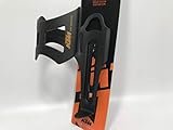 KTM MTB Fahrrad Flaschenhalter - Aluminium - seitliche Entnahme - Schwarz Matt - mit Logo (5-391)