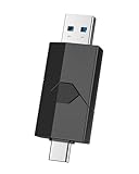 Vansuny USB C Stick 256GB USB 3.0, Dual USB Stick 3.0 USB A + USB C Stick 256GB, Type C OTG für iphone 15/Smartphone/Tablet Mac/Computer