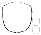 NETPROSHOP Leder Halsseil Liberta Halsring für gebissloses Reiten, Bodenarbeit und Freiheitsdresur Pony Cob Full, Groesse:Cob, Farbe:Braun