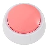 YARNOW 1 Stück Tiertrainer Clicker-Hund Klicker Klicker Sprechtaste Aufnehmen Sprechen Wörter Haustier-knöpfe Haustiere Trainieren Clickertraining Für Hunde Hundeklicker Welpe Pp Rosa