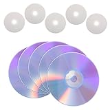 ibasenice 10 Stück Leere Cd-r und DVD-r Discs Hohe Speicherkapazität Beschreibbar und Bedruckbar Vielseitig für Musik Telefonaufnahmen Video-Backup Professionelle Duplizierung Langlebige