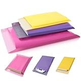 AiQInu 30 Stück Versandumschläge, Wasserdichte Versandtaschen Plastik Warensendung Pakete, Versandtasche Blickdicht Selbstklebend