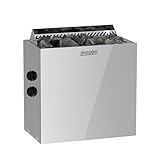 Harvia Qubic BQ90 9 kW Steel finnischer Saunaofen mit integrierte Steuerung