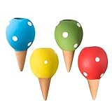 Pflanzen-Bewässerungskugeln, Terrakotta, selbstbewässernde Glühbirnen, automatische Bewässerung, Tropfpfähle, langsames Freisetzungssystem, Feuchtigkeitskontrolle, für Zimmerpflanze, Garten, 26,5 x 10