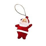 TDEOK Schaukelhaken Für Holzbalken Geschenk Ornamente Puppe Weihnachten Rentier Hang 9Pcs Home Decor Hänge Blumentöpfe (Red, One Size)