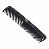 PARSA Beauty Carbon Frisierkamm Professional Styling Antistatik für alle Haartypen Carbon Kamm robust langlebig entwirrt Haare Bartpflege Kamm 2-in-1 Zahnung kompakt für unterwegs hitzebeständig