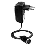 Netzgleichrichter Netzadapter Adapter 100V - 240V auf 12V/3A (36W) KFZ Zigarettenanzünder Steckdose Spannungswandler 12V Netzteil über das Stromnetz für Auto-Kühlbox, Luftpumpe, Autostaubsauger