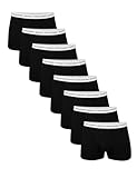Basic Treasure 8/9er Pack Unterhosen Männer, Premium Baumwolle Boxershorts Herren, Retroshorts, Ohne Kratzenden Zettel (DE/NL/SE/PL, Alphanumerisch, XXL, Regular, Regular, Schwarz/Weiß)