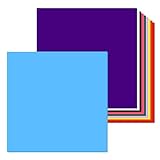 10er Acrylglas Kunststoffplatten 20x20cm, 3mm Acrylplatten, Gussplatten Farbig Laserschneideplatten für Fotorahmen Malerei Projektausstellung DIY-Projekte Fahrpläne Tischschilder