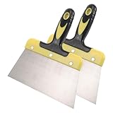 DIYEAH 2 Stück Edelstahl Vogelkot Schaber mit Ergonomischem Griff Vogelkäfigzubehör für Balkon Park und Öffentliche Plätze Langlebiger Kotabstreifer zur Effektiven Reinigung