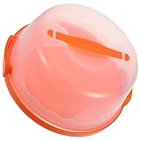 NUOBESTY Tragbare Wiederverwendbare Kuchenbox aus Robustem Pp für 6 8 Zoll Kuchen mit Deckel Runder Kuchenträger zur Frischhaltung und Sicheren Transport Wiederverwendbar