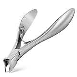 FERYES Nagelzange, Kopfschneider Fussnagelzange Präzision Nagelschere Fußnagelzange für Dicke Nägel oder Eingewachsene Zehennägel und Fußnägel