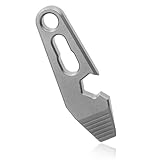 SANTUO Titanium EDC Brecheisen EDC Brecheisen Mini Brecheisen EDC Multi Tool mit Flaschenöffner Schraubenschlüssel Schraubendreher Clip für Outdoor Multi Tool Camping Zubehör