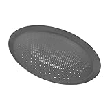 BESTYASH Perforiertes Pizzablech aus Aluminiumlegierung Rund Hitzebeständig Antihaftbeschichtet Backblech für Ofen Vielseitig für Pizza und Kuchen Geeignet