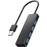 ANYPLUS USB Hub 3.0, 4 Port USB-Hubs, tragbarer USB Splitter Mini USB Verteiler für Desktop, Laptop, Xbox, Flash Drive, HDD, Konsole, Drucker, PC, Tastaturen, HP, Dell