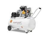 Starkwerk SW 575/10 Druckluftkompressor Kompressor 3kW 400V 10Bar 100l Kessel Keilriemenantrieb Luftkompressor Compressor, Langlebig inklusive Druckminderer und Wasserabscheider