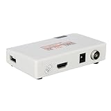 HDMI-HF-Modulator HDMI-zu-HF-Koaxialkonverter Koax-Adapter 1080P-Analog-TV-Sender für DVD-Spielkonsolen-Set-Top-Box(EU-STECKER)