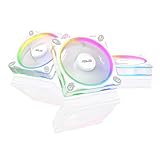 ASUS Prime MR120 ARGB Reverse Triple Pack Gehäuselüfter weiß, 120 mm, PWM