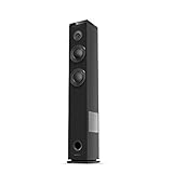 Energy Sistem Tower 5 g2 Ebony Lautsprecherturm 65 W und True Wireless Stereo (Bluetooth 5.0, USB/MicroSD MP3 Player, Audio-In) - Schwarz