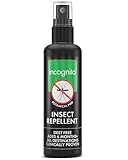 Incognito Insektenschutzspray 100 ml - Natürlich DEET-frei, schützt vor einer Vielzahl von stechenden Insekten. Klinisch nachgewiesener Schutz vor Dengue-übertragenden Mücken, organischer Mückenschutz