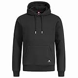 Höhenhorn 37L5 Janga Hoodie Herren Kapuzen Pullover Hoody Schwarz XL
