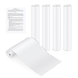 5 Rollen Thermopapier A4 für Tragbaren Drucker, 210mm x 8.7m, Thermodrucker Papier für Datei, Fotodruck, Notizen, Etiketten, A4 Thermopapier
