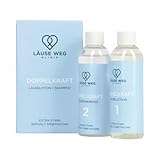 Läuse Weg Klinik – Premium Läuseshampoo in Kombination mit hochdosierter Lotion für Erwachsene und Kinder – Effektives Läusemittel auf Basis von Dimeticon mit Eukalyptus und Limonen Duft – 2 x 100 ml