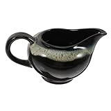 Hemobllo Milchbecher Aus Keramik Milchkrug Sirupspender Saucierenkrug Kaffee-milchkanne Spender Für Kaffeesahne Mini-keramik-sahnekännchen Porzellanmilchkännchen Mit Henkel