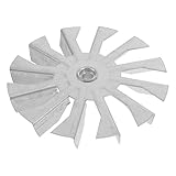 DECORNIJIA Verzinkter Eisen Axiallüfter 120mm Durchmesser 15mm Höhe Ersatzlüfter für Kühltürme Kühlung Motorlüfter Lüfterblatt