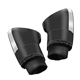 2 Stück Motorrad Lenkerhandschuhe für Aprilia RSV4 1100 und RSV4 Factory 1100 2021-2022, Winddicht Wasserdicht Motorrad Lenker Handschuhe Winter Verdickt Warm Lenkerstulpen Motorrad,L Style