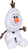 Simba 6315877641 - Disney Frozen II, Olaf Schneemann, 25cm Plüschfigur, Kuscheltier, Eiskönigin, Anna, Elsa, ab den ersten Lebensmonaten