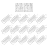 HAKIDZEL Reise Kosmetiktasche 17 Stück mit Auslaufsicheren PET Flaschen 100 ml Selbststehend Leichte Unterverpackung für Shampoo Lotion Duschgel