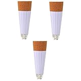 3-teilige Flaschenlampe, LED-Dekor, LED-Korken-Flaschenlichter, LED-Wein-Weihnachtsdekor, USB-Korkenlicht, Weinflaschenlichttte, Aufladen der Flasche (wie abgebildet x 3 Stück, mittel x 3 Stück)