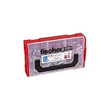 fischer | FixTainer - DUOPOWER Tiefenbiss-Box | vorsortiert in vier Abmessungen | 210-teilig