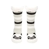 Nlaayong Kuschelsocken Damen, Stoppersocken, Antirutschsocken Damen mit ABS Sohle, Warme Flauschige Socken, Haussocken mit Innenfrottee, Wintersocken Hüttensocken Weihnachtssocken für Frauen Mädchen