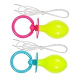 ULTECHNOVO 2stücke Großer Schnuller Erwachsenen Cosplay Kostüm Zubehör Kunststoff Fake Schnuller Prop Für Halloween Fasching Themenpartys