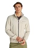 Tommy Jeans Herren Jacke Essential Casual Bomber Übergangsjacke, Elfenbein (Newsprint), L