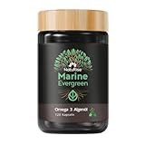 NatuRise® Omega 3 Vegan – Algenöl - 804mg DHA & EPA – Hochdosiert – 120 Kapseln - Neue Rezeptur - Laborgeprüft – Triglycerid-Form – Ohne Carrageen – UV-Glas