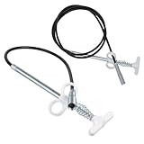 DEARMAMY 2 Stück Flexibler Drain Claw Greifer Rohrreiniger Werkzeug mit Krallen Biegsam für Küche Bad Waschbecken Abfluss Reinigung und Kleines Objektgreifen