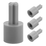 MUSISALY 4 Stück Motoradapter Kompatibel mit Lego Kreuzachsen Kupplungen DIY Spielzeugauto Radverbinder für Roboterbau Intelligente Fahrzeugteile für Technische Modellbauprojekte