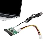 Diskettenleser USB, USB-Konverter, Diskettenleser – USB-Adapterstecker und tragbarer USB-zu-A-Disk, 1,44 MB PC-Disk-Laufwerk für Laptops, Desktops