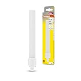 Osram DULUX S11 LED-Lampe für G23 Sockel, 6 Watt, 630 Lumen, Warmweiß (3000K), Ersatz für herkömmliche 11W-Dulux Leuchtmittel