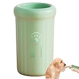 Hundepfotenreiniger, Pfotenreinigungstasse für schlammige Füße | Tragbare Bürste mit Borsten und abnehmbarer Pfotenreiniger für kleine/große Rassen