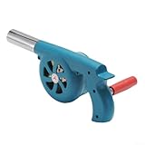 RANRAO BBQ Fan Air Blower, Portable Manual Barbecue Fire Starter Outdoor Hand BBQ Fan Air Blower for Barbecue Picnic Manual Grill Fire Bellows