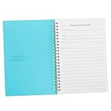 SHINEOFI Haushaltsbuch mit Wasserdichtem PP Cover Einfaches Layout für Effiziente Finanzverwaltung für Ausgaben und Einnahmen Tracking