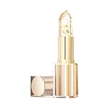 Temperaturänderung Lippenstift, Farbwechselnder Lipstick mit 24h Halt,Transparenter Gold Lip Balm für Lippenpflege, Feuchtigkeit und Langanhaltende Farbe – Wasserdicht, Elegante Goldene (1PC)