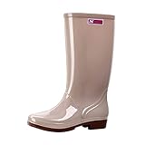 Halbe Gummistiefel Damen Garten - Regenstiefel Chelsea-Stiefel Weitschaft Stiefel Erwachsene Safety Leichte Unisex Weit Sohle Leicht Protective Atmungsaktiv rutschfest Schuhe Gummistiefel Gummischuhe