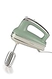 Ariete 1548 Handmixer Vintage, 450 W, 5 Geschwindigkeiten, Turbo-Funktion, 2 Schneebesen, Grün