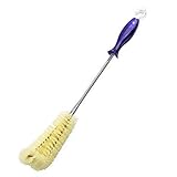 Scheuerbürste mit Stiel Küche Werkzeug Flasche Lange Reinigung Flexible Teekanne Pinsel Reiniger Reinigungsmittel (Yellow, One Size)